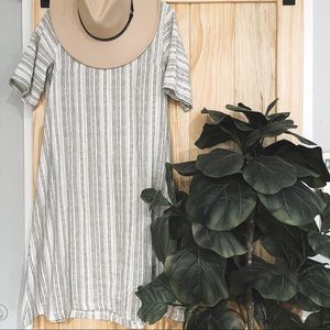 Roolee black + white dress